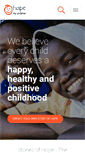 Mobile Screenshot of hope-for-children.org